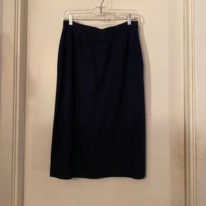 Navy blue Evan Picone skirt